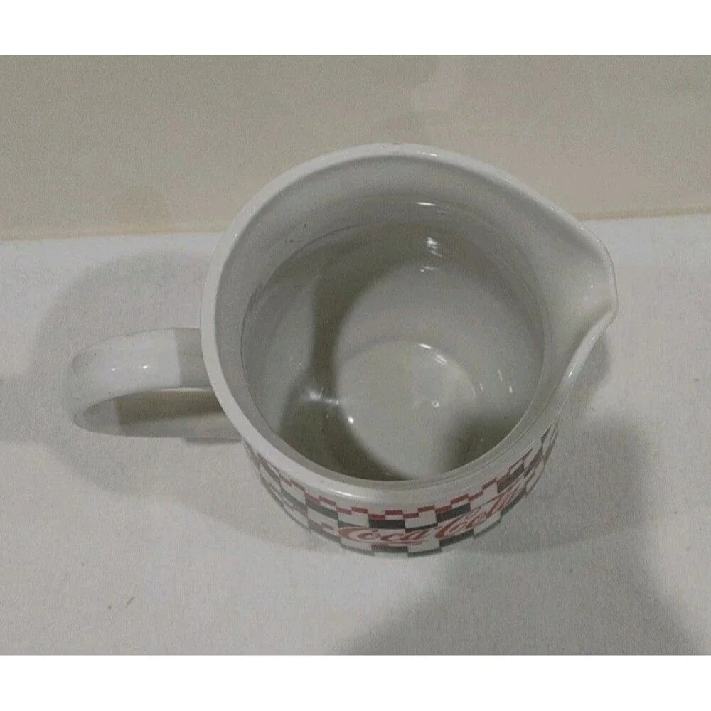 Vintage Gibson Coca Cola Checkerboard Coke Pitcher 1996